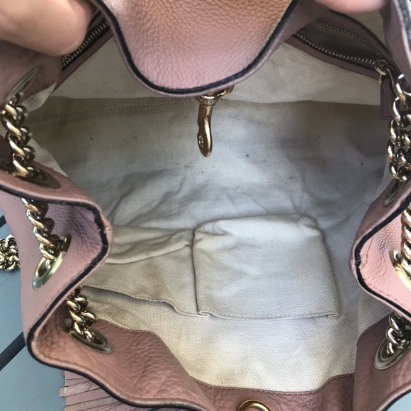 Gucci Soho Bag in dusty pink color - Picture 9 of 15